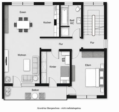 Foto - 4-ZKB Wohnung mit Balkon - 850,00&nbsp;EUR Kaltmiete, ca.&nbsp; 80,00&nbsp;m&sup2;