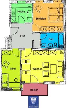 Foto - 3 Zimmer Etagenwohnung zur Miete in Dresden