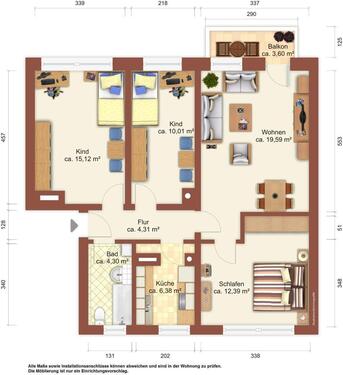 Foto - 4 Zimmer Etagenwohnung zur Miete in Löbau