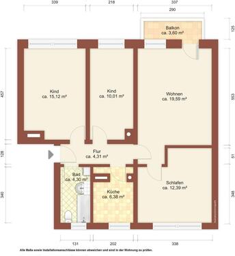 Foto - Etagenwohnung in Löbau zur Miete