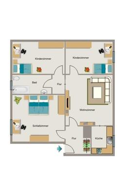 Foto - Etagenwohnung zur Miete in Marl