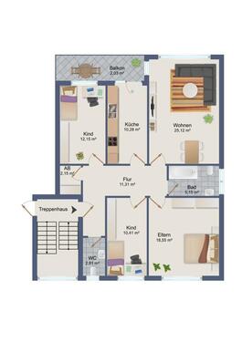 Foto - *4-Zimmer-Eigentumswohnung in Uni-Nähe*