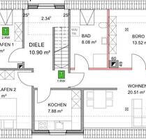 Moderne 4-Zimmer-Dachgeschosswohnung mit Stellplatz & Stauraum - Coesfeld