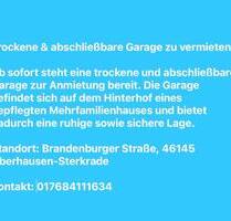 abschließbare Garage - 70,00&nbsp;EUR Miete, in Oberhausen (PLZ: 46047) Alt-Oberhausen