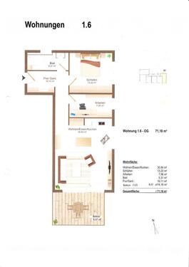 Foto - 3 Zimmer Etagenwohnung in Stockheim