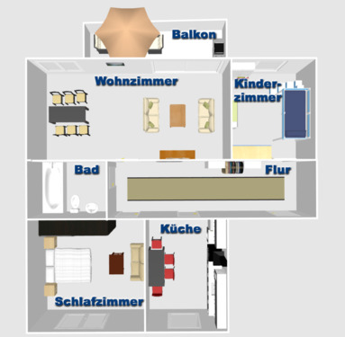 Foto - Etagenwohnung zur Miete in Duisburg