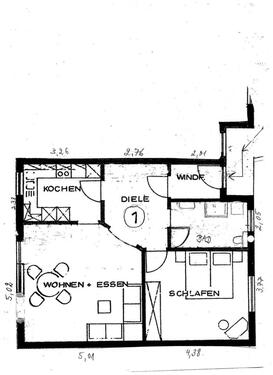 Foto - 2-Zimmer-Wohnung STADTMITTE BÜHL