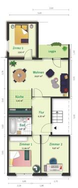 Foto - Etagenwohnung in Halle (Saale) zur Miete