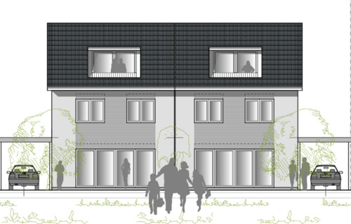 Foto - Doppelhaushälfte Neubau - 520.000,00 EUR Kaufpreis,