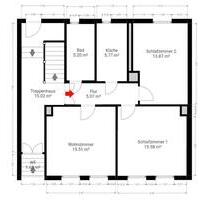 Helle 3-Raumwohnung in Eisenach, zentrale Lage - Amt Creuzburg