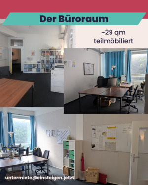 Foto - Wir bieten einen Büroraum + Gemeinschaftsräume zur Untermiete in