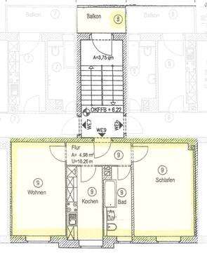 Foto - Etagenwohnung zur Miete in Chemnitz