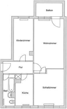 Foto - Etagenwohnung in Gotha zum Kaufen