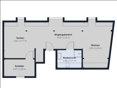 Foto - 2 Zimmer Dachgeschoßwohnung zur Miete in Doberlug-Kirchhain