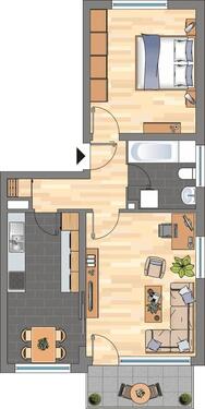 Foto - Etagenwohnung in Bad Dürkheim zur Miete