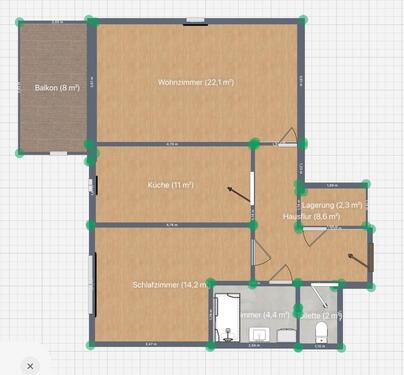 Foto - 68qm – 2 Zimmer Wohnung in Oggersheim