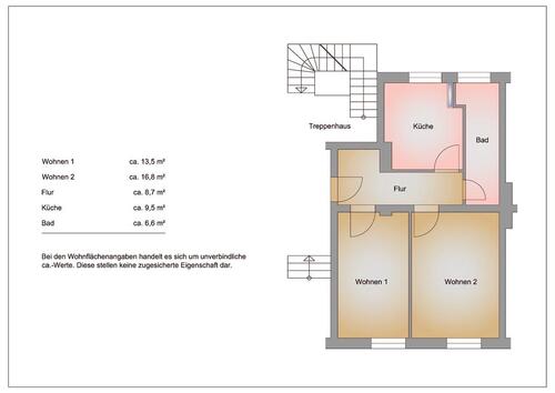 Foto - 2 Zimmer Etagenwohnung in Frankfurt (Oder)