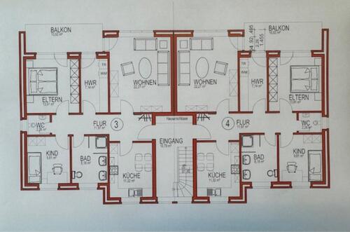Foto - 3 Zimmer Etagenwohnung zum Kaufen in Wietmarschen