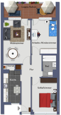 Foto - 3 Zimmer Etagenwohnung zur Miete in Köln