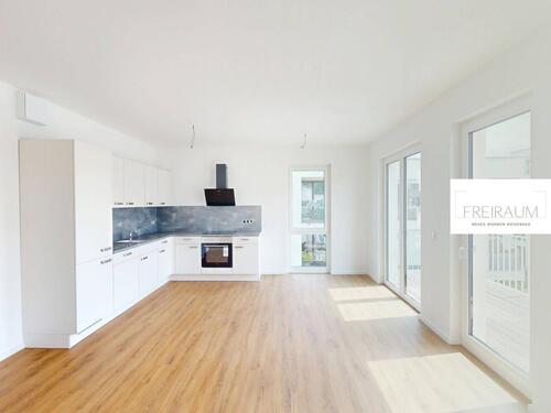 Foto - IHR NEUES WOHLFÜHL-ZUHAUSE: Geräumige 3-Zimmer-Wohnung mit BALKON und EBK im Weißenseer Neubauquartier FREIRAUM