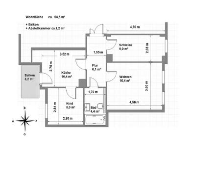 Foto - Etagenwohnung zur Miete in Wurzen