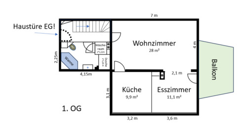 Foto - Wohnung in MG Ohler(feld) - 1.050,00&nbsp;EUR Kaltmiete, ca.&nbsp; 100,00&nbsp;m&sup2;