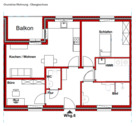 Foto - Erstbezug: 3 Zimmer Whg. in zentraler Lage von Haselünne