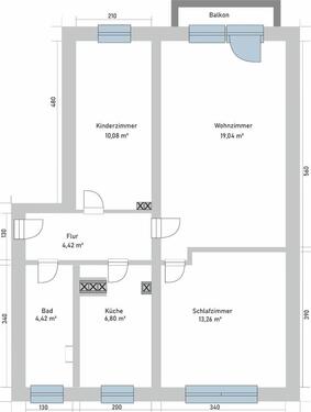 Foto - 3-Raum Wohnung in Ehrenfriedersdorf zu vermieten!