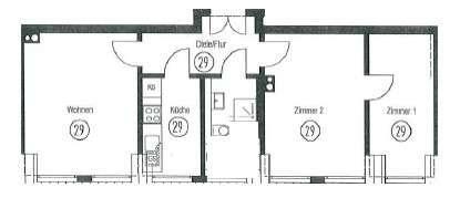 Foto - 3 Zimmer Etagenwohnung zur Miete in Leipzig