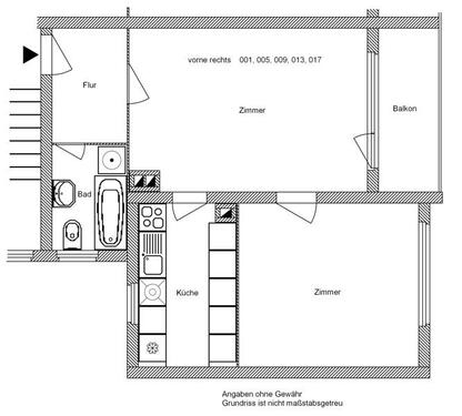 Foto - Etagenwohnung in Frankfurt am Main zur Miete