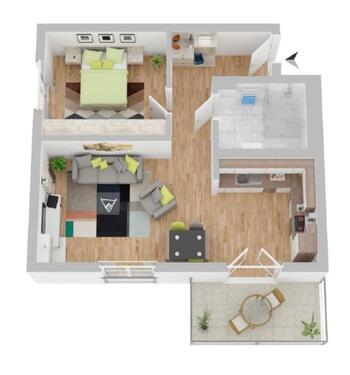 Foto - 1 Zimmer Etagenwohnung in Dombühl