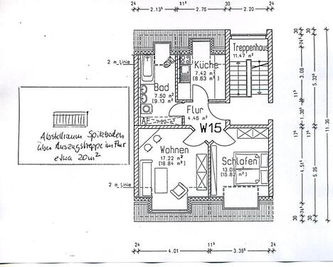 Foto - 2 Raum- DG Wohnung mit EBK in Syrau