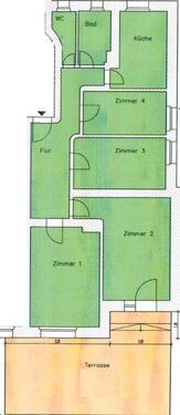 Foto - 4 Zimmer Dachgeschoßwohnung zur Miete in Leipzig