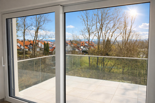 Foto - Neubau 3-Zimmer-Wohnung (ca. 89 m²) mit Balkon &Naturblick