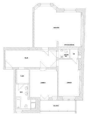 Foto - 3 Zimmer Etagenwohnung zur Miete in Dresden