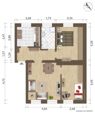 Foto - 3 Zimmer Etagenwohnung zur Miete in Hoyerswerda