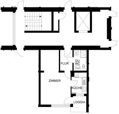 Foto - 1 Zimmer Etagenwohnung zur Miete in Hagen