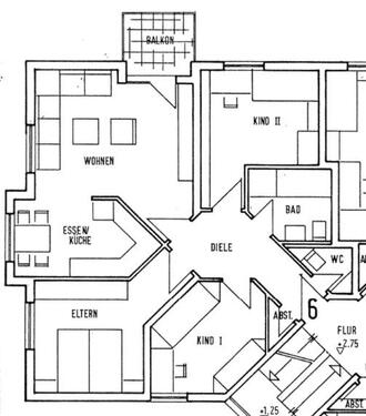 Foto - 4 ZKB, 56218 Mülheim-Kärlich - 780,00 EUR Kaltmiete,
