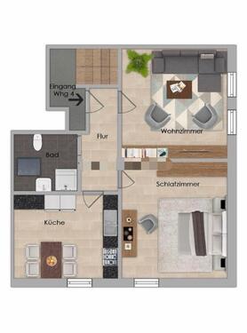 Foto - 2-Zimmer Wohnung in Hemmoor 1. OG zum 01.04.26