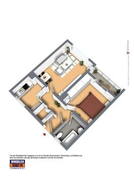 Foto - 2-Zimmer-Wohnung in Lüttringhausen mit Balkon frei
