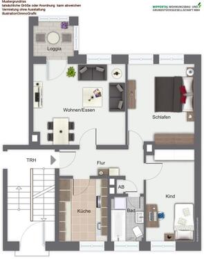 Foto - Etagenwohnung zur Miete in Sondershausen