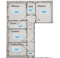 4-Zi. Wohnung, Egglham, Im Blumenfeld (neu renoviert)
