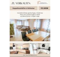 Kernsanierte Doppelhaushälfte mit 2 Wohnungen provisionsfrei - Mühlacker