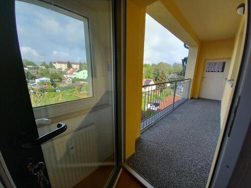 Foto - großzügige 3-Zimmer Wohnung mit Balkon und Blick über Crimmitschau, Erstbezug nach Sanierung