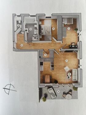 Foto - Etagenwohnung zur Miete in Isen