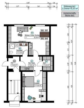 Foto - 2 Zimmer Erdgeschoßwohnung in Sinsheim