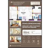 1 Zimmer Wohnung ELW möbliert & stadtnah - Nürtingen