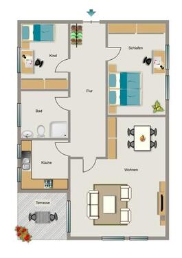 Foto - 3 Zimmer Etagenwohnung zur Miete in Recklinghausen