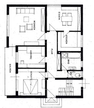 Foto - 100qm Wohnung mit Balkon und Garage in Bellenberg