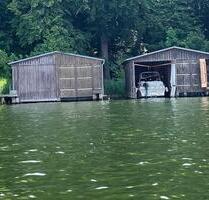 Einzigartiges Bootshaus Doppelbootschuppen Mecklenb. Seenplatte - Malchow